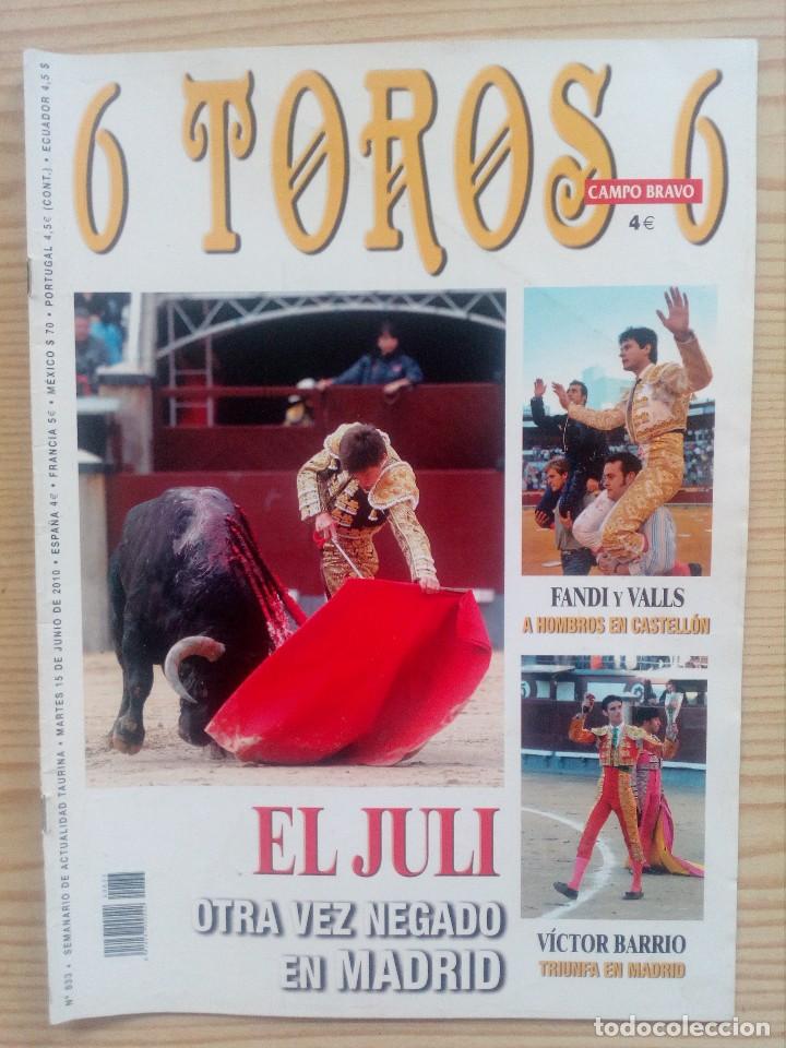 Bullfighting: Revista 6 Toros 6 - Numero 833