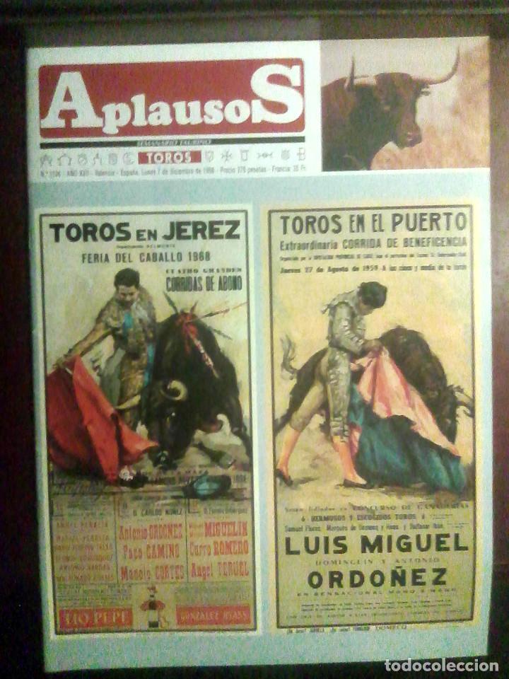 Tauromaquia: Revista Aplausos N.&ordm; 1106, 7 de diciembre 1998 - Jerez,, El Puerto, Paco Camino, Luis Miguel Ord&oacute;&ntilde;ez