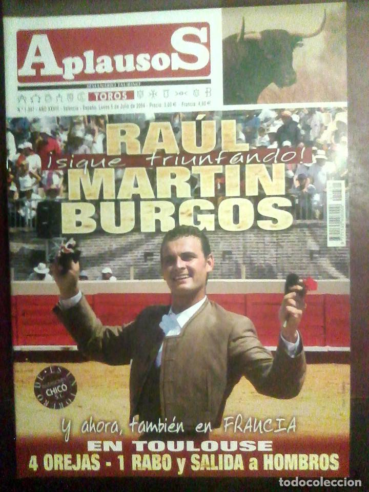 Tauromaquia: Revista Aplausos N.&ordm; 1397, 5 de julio 2004 - Ra&uacute;l Mart&iacute;n Burgos, Toulouse, Francia