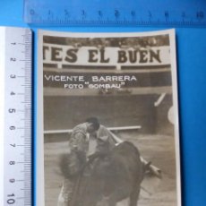 Tauromaquia: VICENTE BARRERA - POSTAL ORIGINAL FOTOGRAFICA - AÑOS 1920-30. Lote 128043339