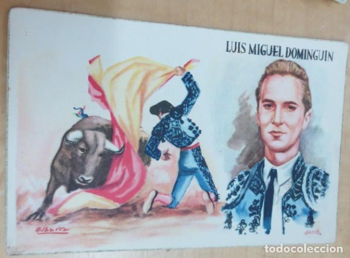 Tauromaquia: POSTAL LUIS MIGUEL DOMINGU&Iacute;N POSTALES BEA