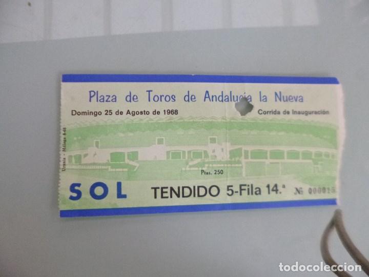 Tauromaquia: Entrada Corrida Inaguracion 1968 Plaza toros de Nueva Andalucia