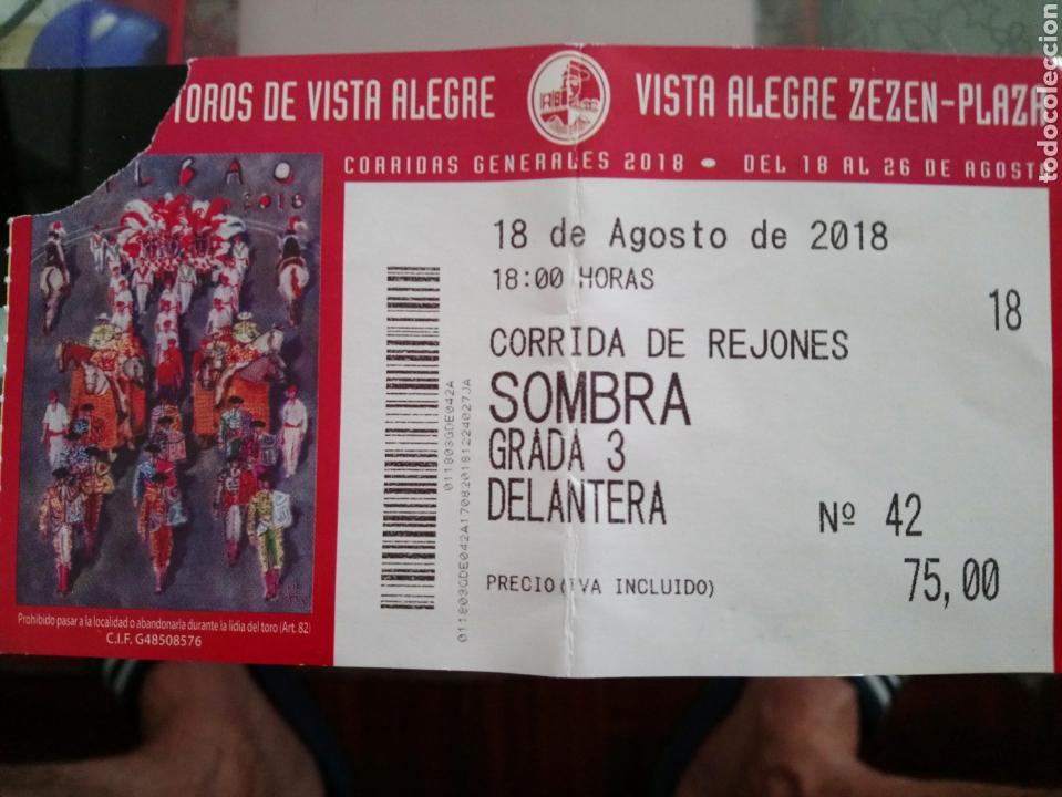 Stierkampf: ENTRADA PLAZA DE TOROS DE BILBAO