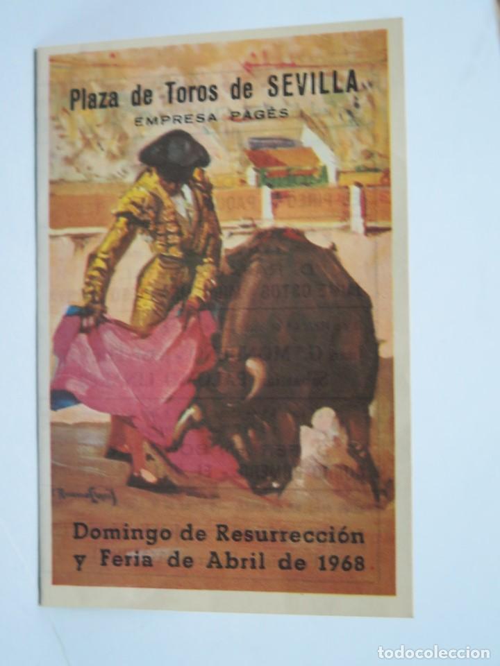 Bullfighting: PROGRAMA PLAZA DE TOROS DE SEVILLA. 1968