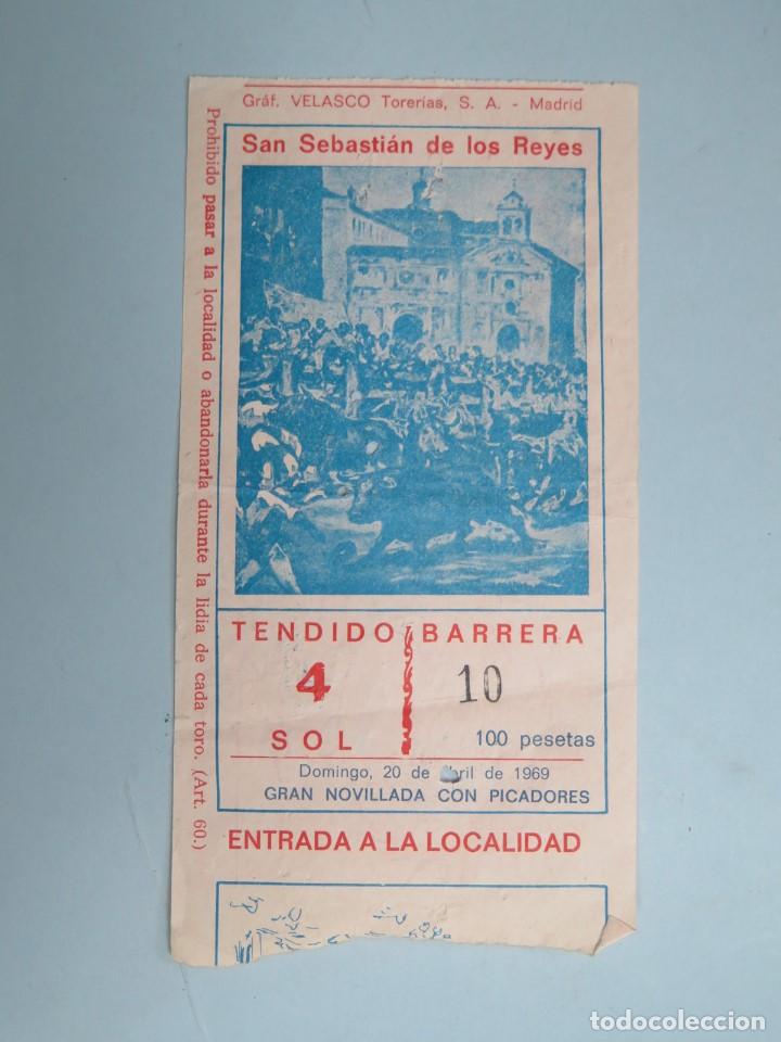 Bullfighting: ENTRADA DE TOROS. SAN SEBASTIAN DE LOS REYES. 20 ABRIL 1969