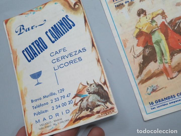 Tauromaquia: 2 PROGRAMAS DE TOROS. FERIA SAN ISIDRO. 1968 - Foto 3