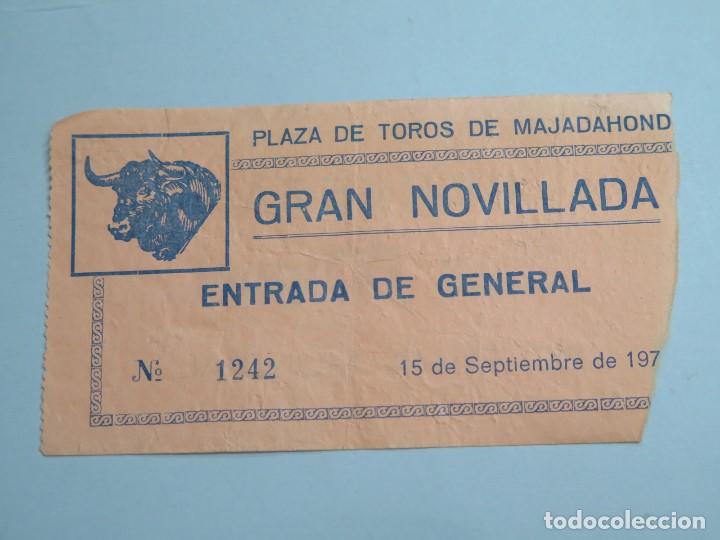 Bullfighting: ENTRADA DE TOROS. FUENCARRAL. NOVILLADA. 15 SEPTIEMBRE 197?