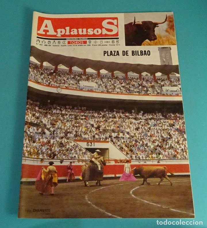 Bullfighting: APLAUSOS. N&ordm; 683. OCTUBRE 1990. PLAZA DE BILBAO. SEMANARIO TAURINO