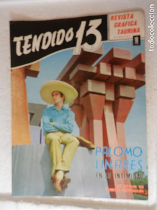 Stierkampf: TENDIDO 13 REVISTA GR&Aacute;FICA TAURINA N&ordm; 86 AGOSTO 1969 - LOLITA MU&Ntilde;OZ - JOSE BONILLA- PALOMO LINARES