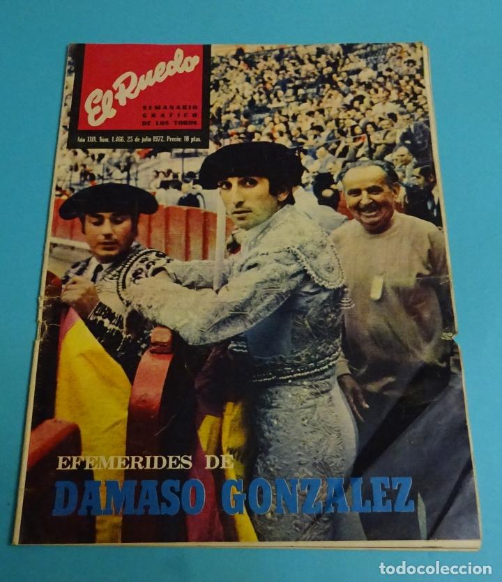 Bullfighting: REVISTA EL RUEDO N&ordm; 1466 JULIO 1972. D&Aacute;MASO GONZ&Aacute;LEZ