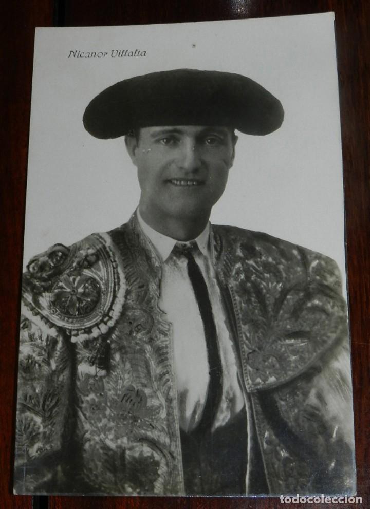 Stierkampf: FOTO POSTAL TORERO NICANOR VILLALTA, NO CIRCULADA.