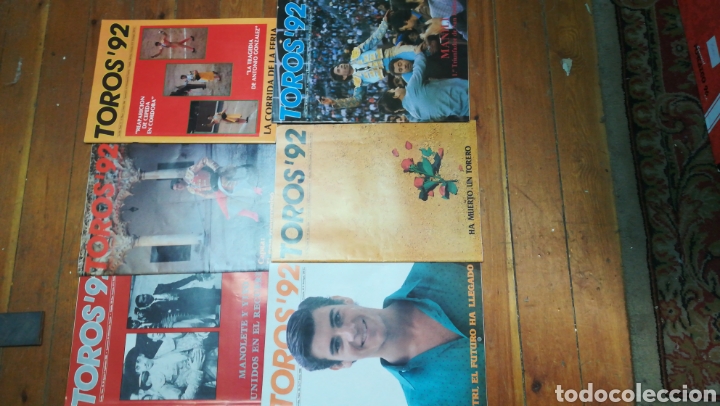 Stierkampf: 6 revistas toros 92 Manolete, yiyo etc