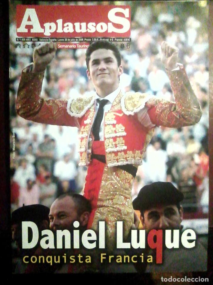 Tauromaquia: Revista Aplausos N.&ordm; 1609, 28 de julio 2008 - Daniel Luque, Francia