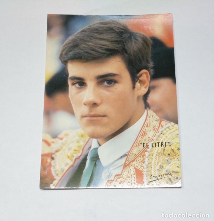 Tauromachie: FOTO POSTAL FERIA DE TOROS LOGRO&Ntilde;O 1988. FIESTAS DE SAN MATEO. EL LITRI FOTO CHAPESTO. TDKP14