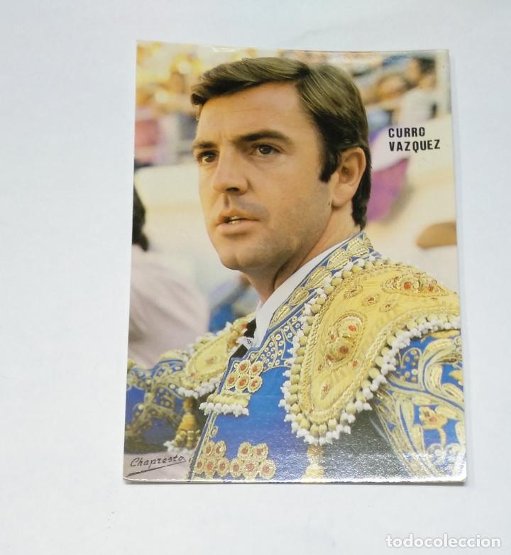 Stierkampf: FOTO POSTAL FERIA DE TOROS LOGRO&Ntilde;O 1988. FIESTAS DE SAN MATEO. CURRO VAZQUEZ FOTO CHAPESTO. TDKP14