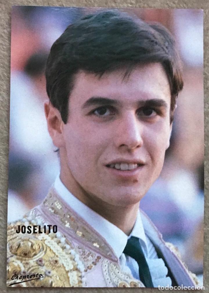 Tauromaquia: Torero joselito - Tarjeta Feria de Toros de Santander 1989 - Foto Chapestro - Tauromaquia
