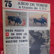 Tauromaquia: CUADERNO Nº. 16, DE LA COLECCIÓN DEL ABC, 75 AÑOS DE TOROS. VARIOS TOREROS.. Lote 169237368