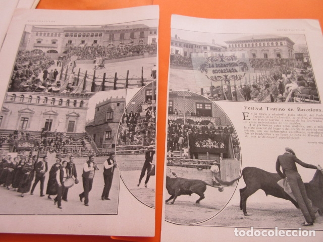Tauromaquia: ARTICULO 1929 - FESTIVAL TAURINO BARCELONA PUEBLO ESPA&Ntilde;OL MARCIAL LALANDA TRAJE REGIONAL VALLADOLID