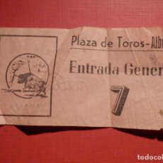 Tauromaquia: ENTRADA DE TOROS - ENTRADA GENERAL