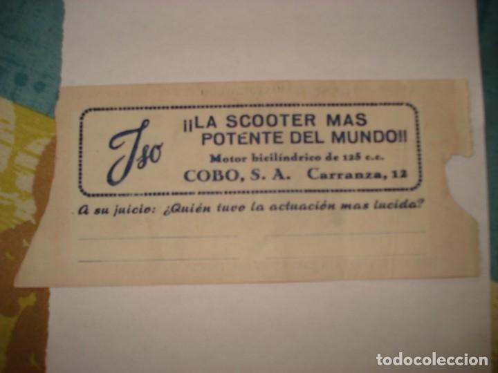 Tauromaquia: ENTRADA TOROS MADRID 1955 - Foto 2