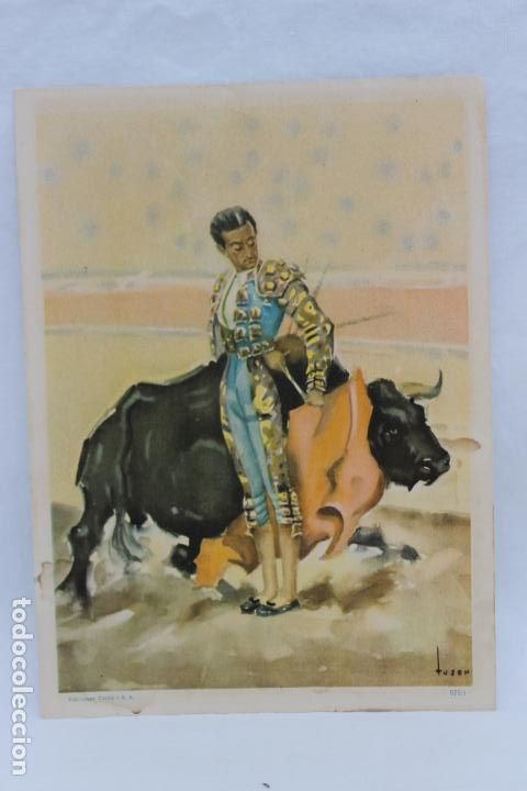 Tauromaquia: MANOLETE, LITOGRAFIA, ILUSTRADOR TUSER, EDICIONES COL&Oacute;N, 575/1