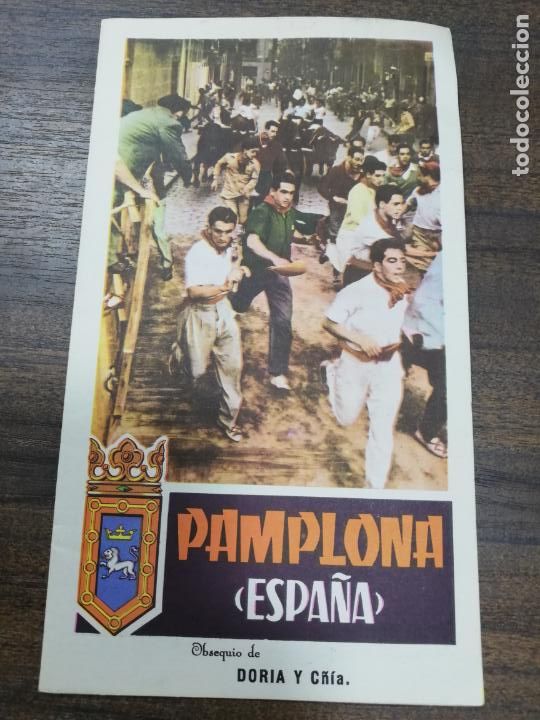 Tauromaquia: PROGRAMA DE FIESTA. CORRIDAS SAN FERMIN, PAMPLONA. 1958. CON PUBLICIDAD BARREIROS DIESEL.