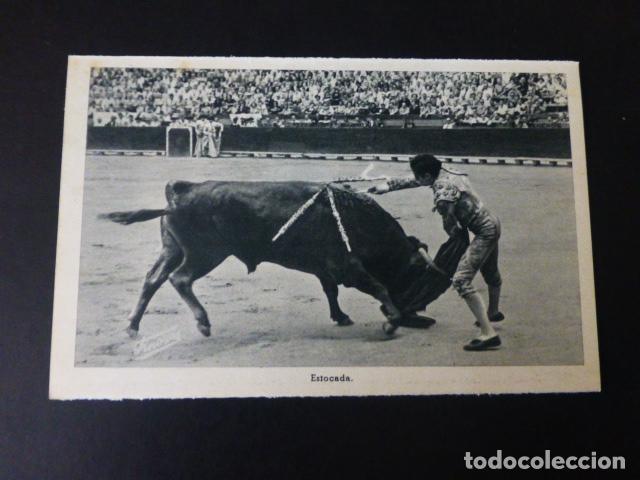 Tauromaquia: ESTOCADA CORRIDA DE TOROS POSTAL TAURINA - Foto 1