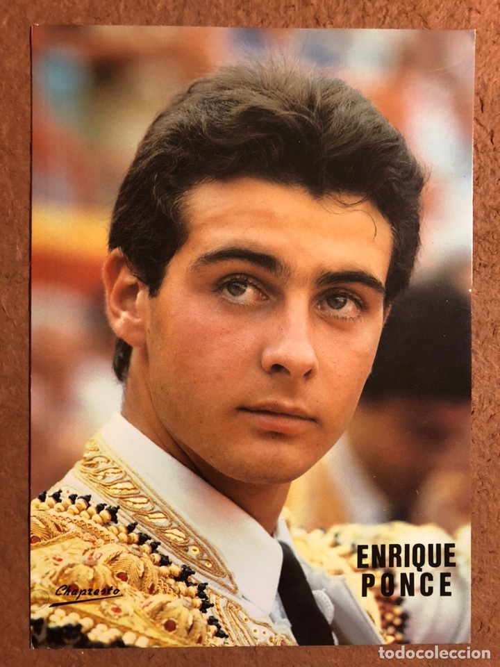 Tauromaquia: ENRIQUE PONCE. FOTOGRAF&Iacute;A PROMOCIONAL DE SUS COMIENZOS.
