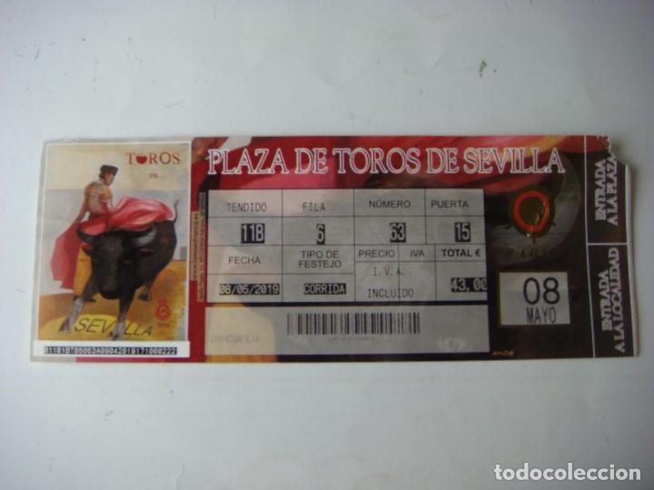Tauromaquia: ENTRADA DE TOROS DE LA PLAZA DE TOROS DE SEVILLA 8 DE MAYO 2019,CAJ-N&ordm;-29