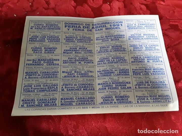 Tauromaquia: Cartel de toros de Sevilla Paco ojeda espartaco el ni&ntilde;o de la capea joselito