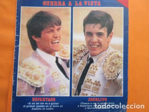 Tauromaquia: RECORTE 1986 - ESPARTA Y JOSELITO - TAMA&Ntilde;O 22,5 x 30 CM HOJA - 1 PAGINAS