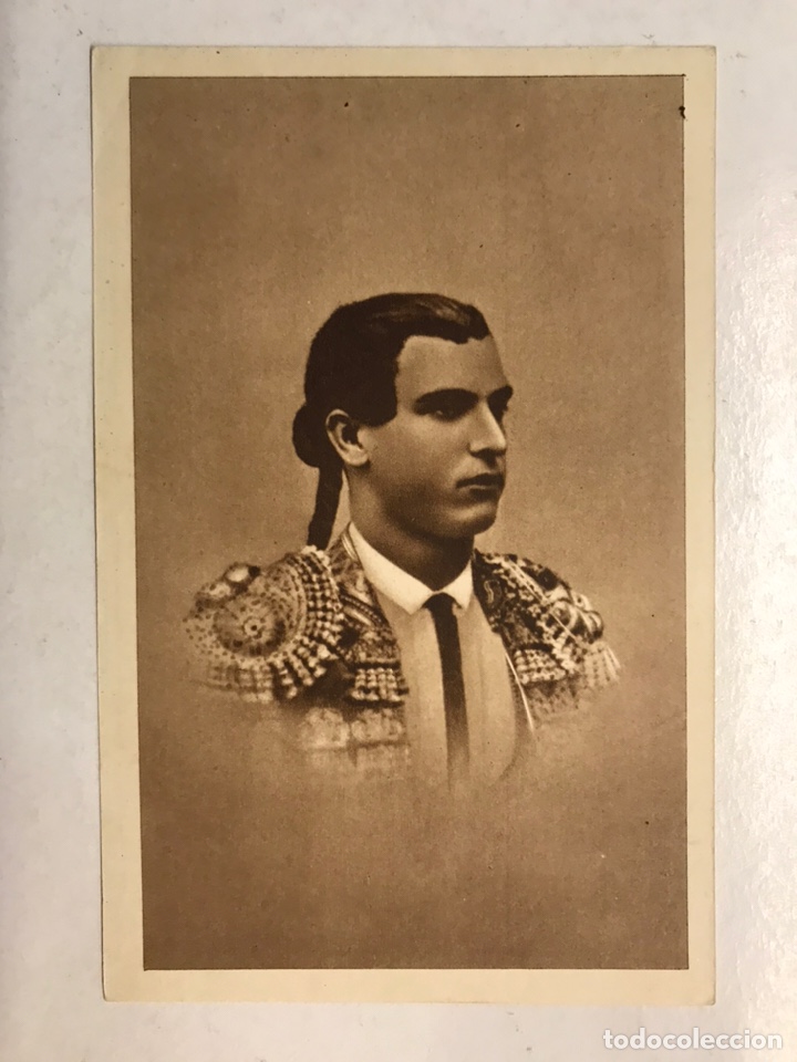 Tauromaquia: TAUROMAQUIA. Postal Biogr&aacute;fica, Jos&eacute; Gomez ALGABE&Ntilde;O. Edic. Larrisal, Curro Meloja 1945