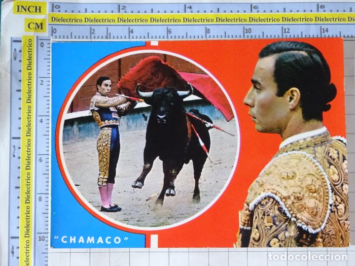 Bullfighting: POSTAL DE TOROS TAUROMAQUIA. A&Ntilde;O 1966. TORERO CHAMACO. 525 CARRETERO. 743