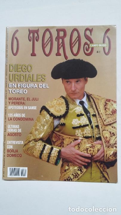 Tauromaquia: 6 TOROS 6. N&ordm; 949. SEMANARIO DE ACTUALIDAD TAURINA. 4 SEPTIEMBRE 2012. DIEGO URDIALES. TDKC62