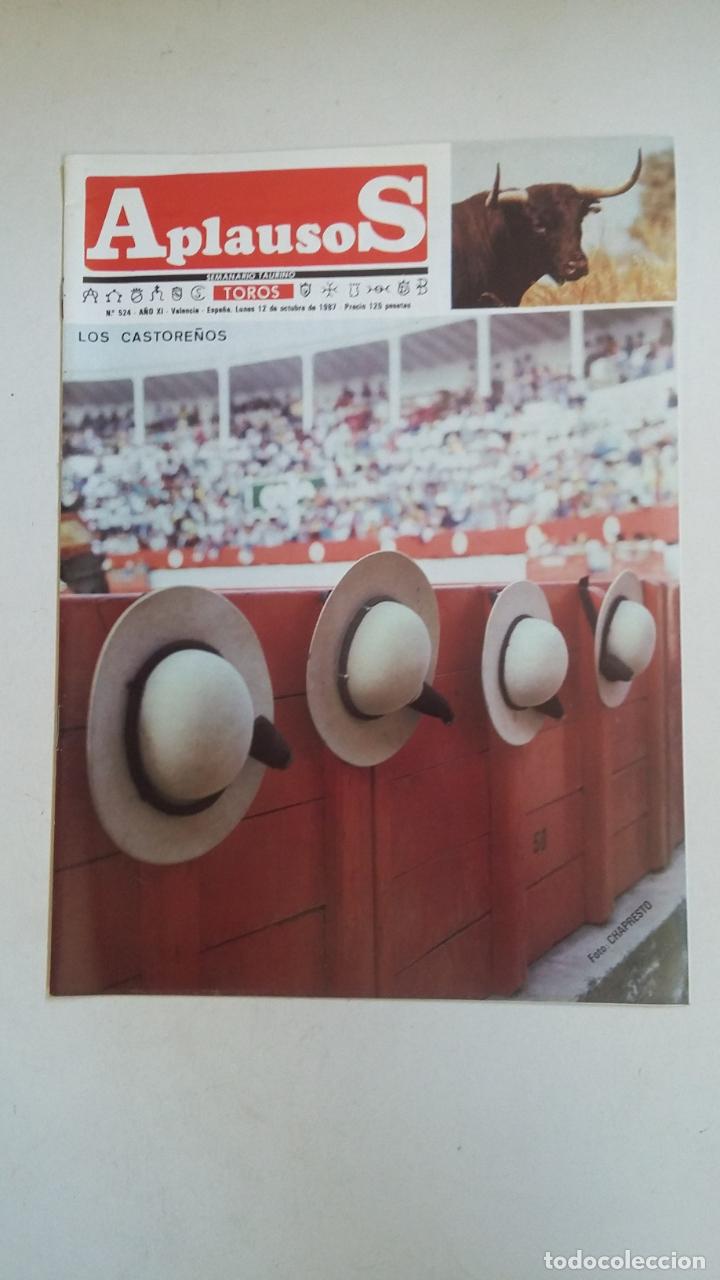 Tauromachia: REVISTA APLAUSOS. N&ordm; 524. A&Ntilde;O XI. OCTUBRE 1987. LOS CASTORE&Ntilde;OS. TDKC66