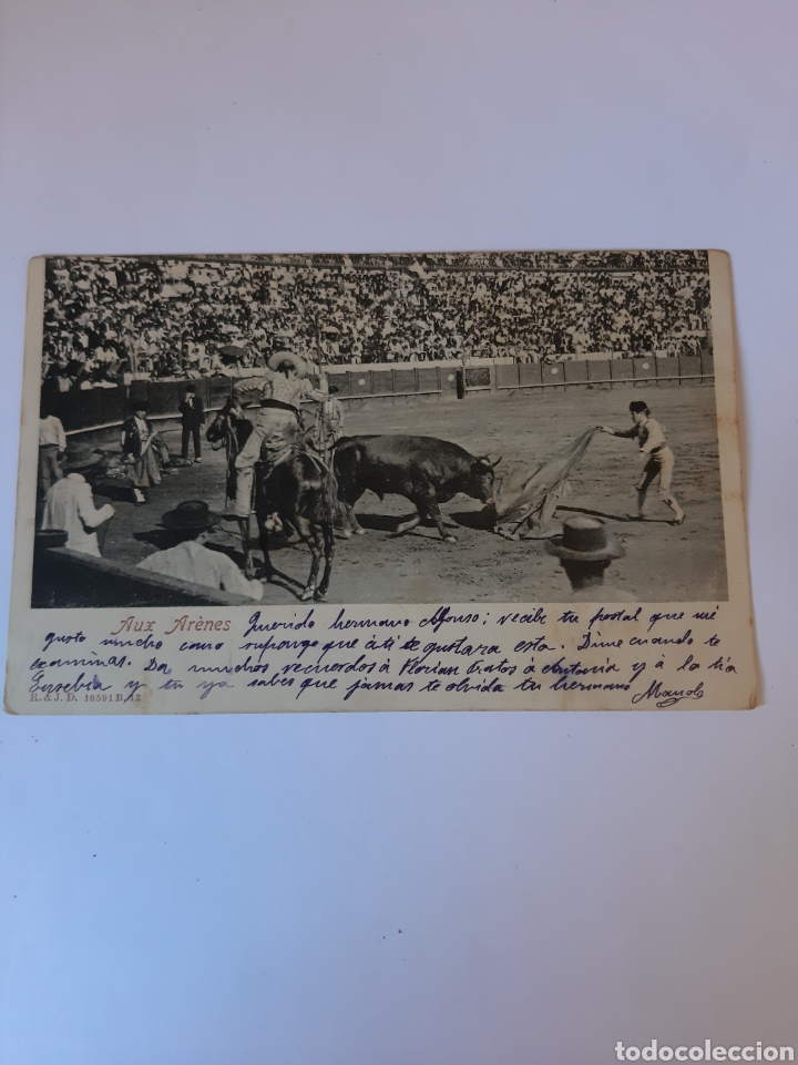 Tauromachie: Tauromaquia TOROS MATASELLO VALLADOLID ANTIGUA POSTAL
