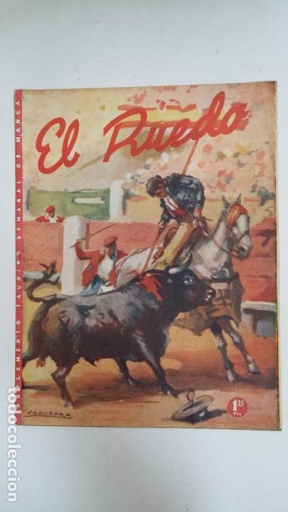 Tauromachie: EL RUEDO. - SUPLEMENTO TAURINO DE MARCA. N&ordm; 39. A&Ntilde;O II. 7 DE MARZO 1945. TDKPR3