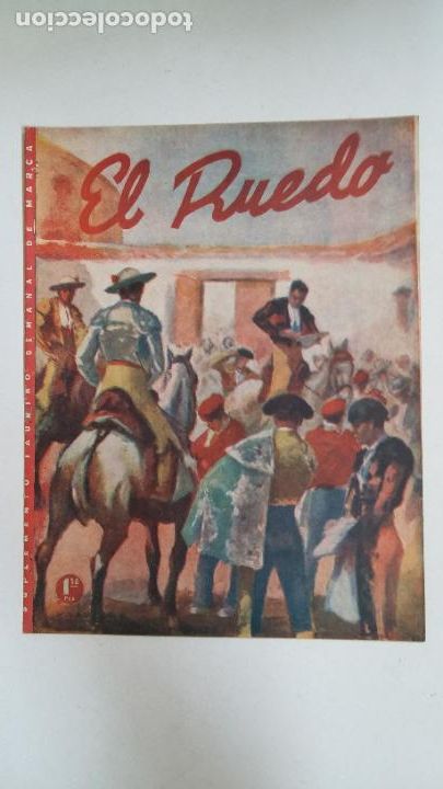 Tauromachie: EL RUEDO. - SUPLEMENTO TAURINO DE MARCA. N&ordm; 37. A&Ntilde;O II. 21 FEBRERO 1945. TDKPR3