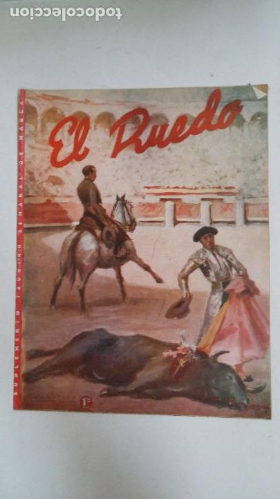 Tauromachie: EL RUEDO. - SUPLEMENTO TAURINO DE MARCA. N&ordm; 27. A&Ntilde;O I 13 DE DICIEMBRE DE 1944. TDKPR3