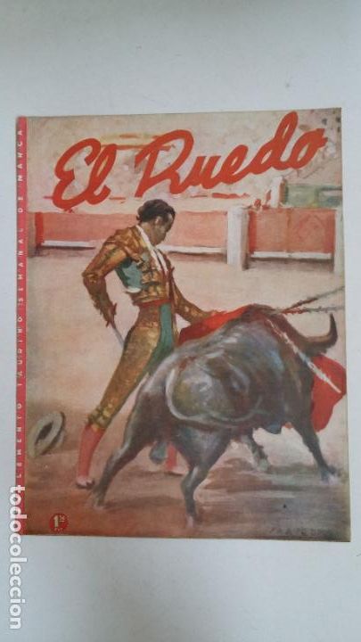 Tauromachie: EL RUEDO. - SUPLEMENTO TAURINO DE MARCA. N&ordm; 28. A&Ntilde;O I 20 DE DICIEMBRE DE 1944. TDKPR3