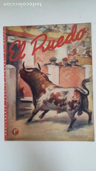 Tauromaquia: EL RUEDO. - SUPLEMENTO TAURINO DE MARCA. N&ordm; 44. A&Ntilde;O II. 11 DE ABRIL DE 1945. TDKPR3