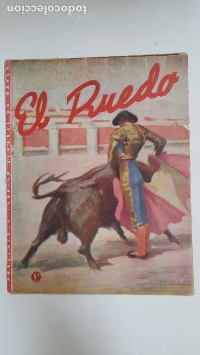 Tauromachie: EL RUEDO. - SUPLEMENTO TAURINO DE MARCA. N&ordm; 23. A&Ntilde;O I 15 DE NOVIEMBRE DE 1944. TDKPR3