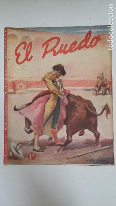 Tauromachia: EL RUEDO. - SUPLEMENTO TAURINO DE MARCA. N&ordm; 40. A&Ntilde;O II 14 DE MARZO DE 1945. MANOLETE. TDKPR3