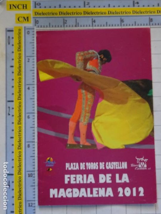 Tauromaquia: PROGRAMA DE TOROS DE LA FERIA DE CASTELL&Oacute;N 2012 LA MAGDALENA - Foto 1