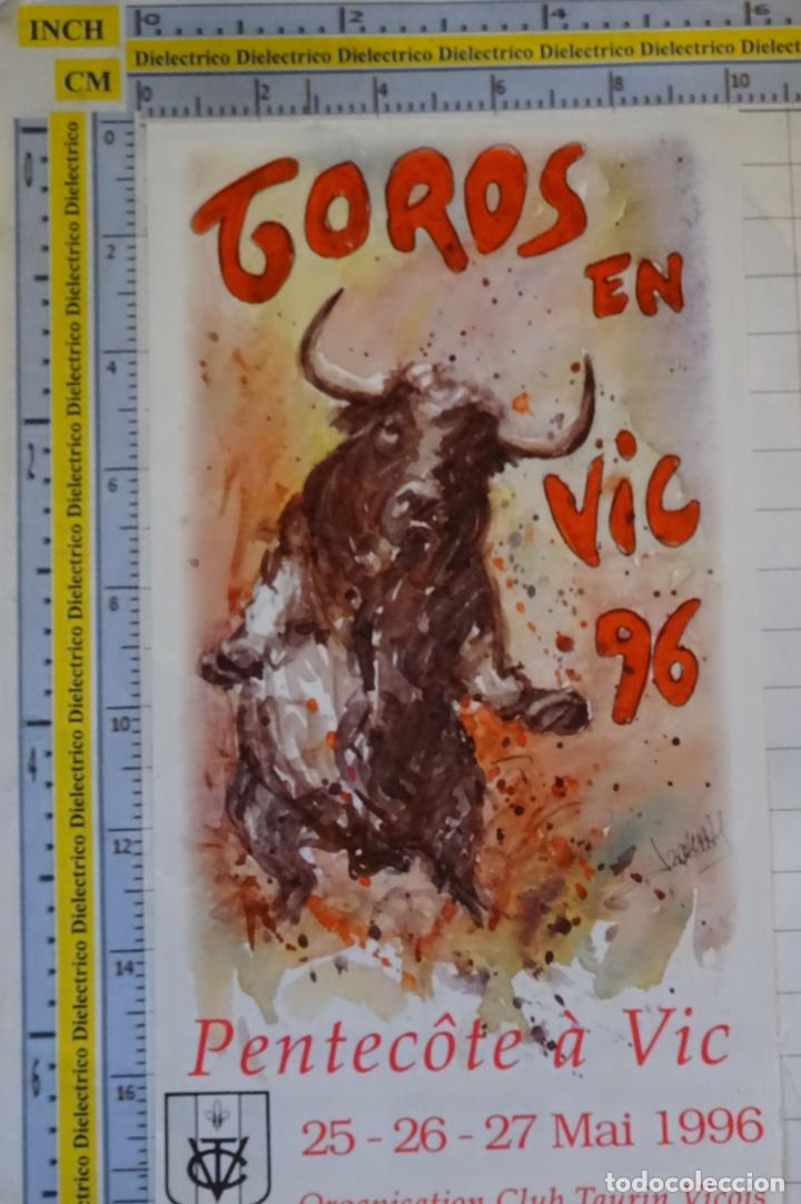 Tauromaquia: PROGRAMA DE TOROS DE LA FERIA DE VIC 1996 - Foto 1