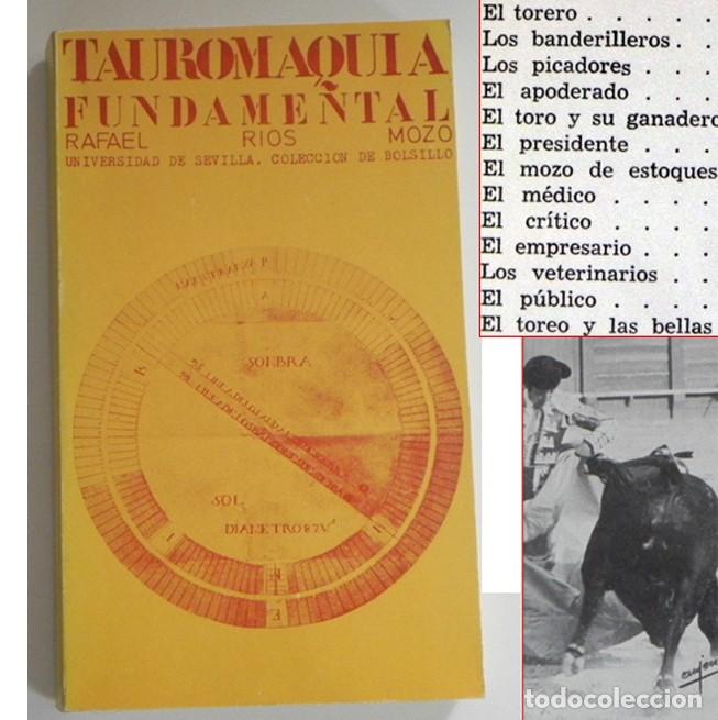 Tauromaquia: LIBRO TAUROMAQUIA FUNDAMENTAL - RAFAEL R&Iacute;OS HISTORA DEL TOREO TOREROS BANDERILLEROS PICADORES ETC DE