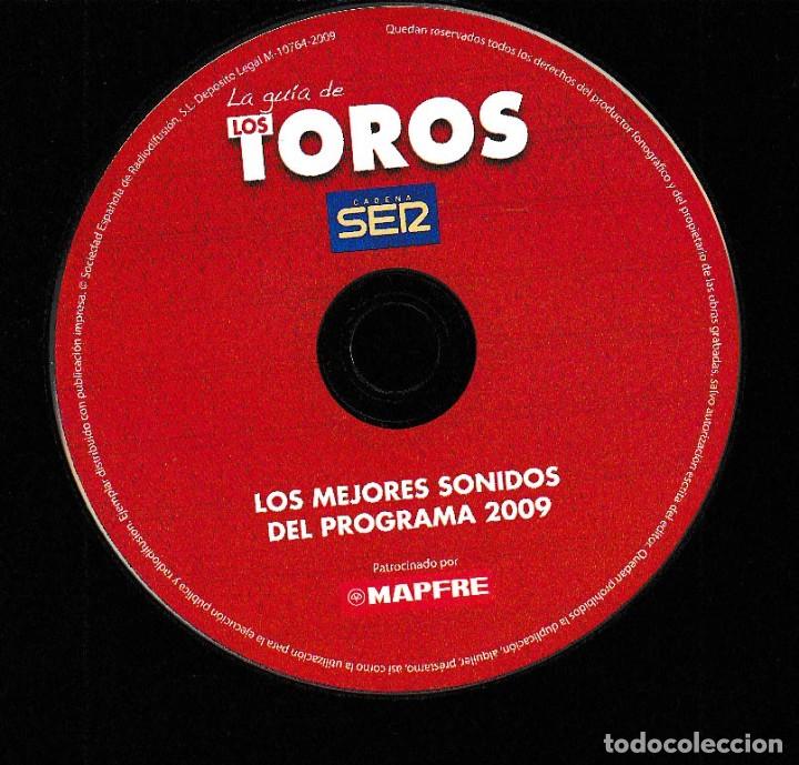 Tauromaquia: LA GU&Iacute;A DE LOS TOROS 2010. CADENA SER. INCLUYE CD PROGRAMA LOS TOROS. SIN USAR. - Foto 2