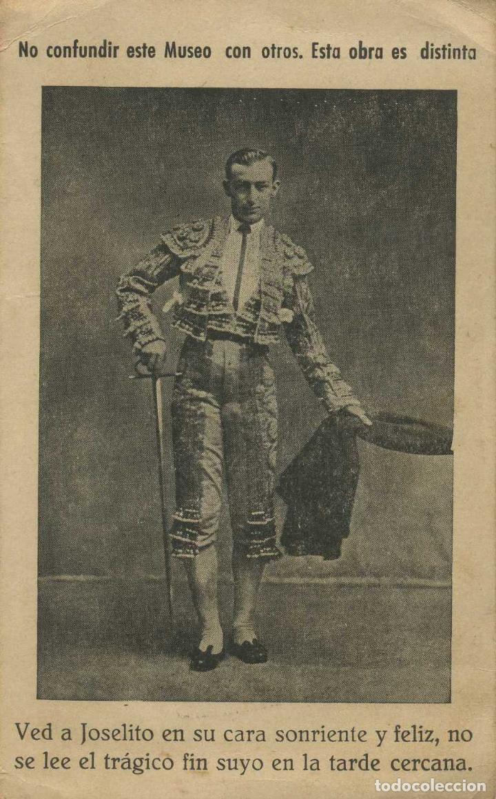 Tauromaquia: TARJETA POSTAL JOSELITO . CRVA-2226