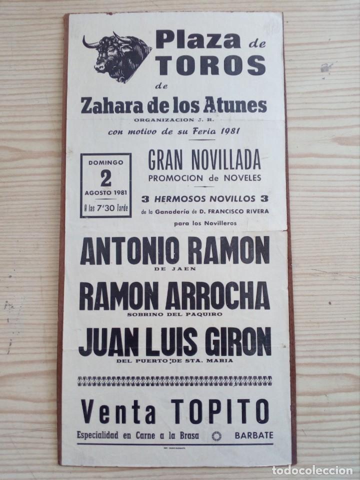 Stierkampf: Cartel De Toros Con Tablilla - Lote 007