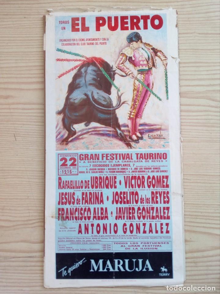 Tauromachia: Cartel De Toros Con Tablilla - Lote 030